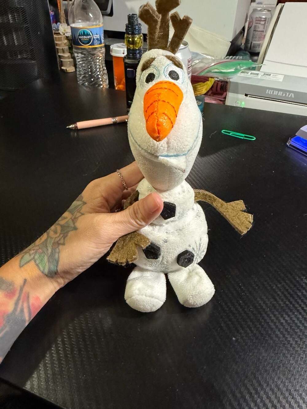 Ty Sparkle Olaf Disney Frozen Snowman Plush Stuffed Animal